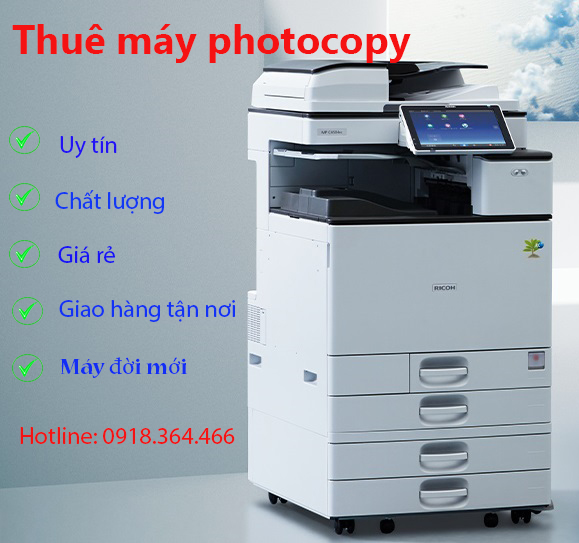 Thuê máy photocopy GIÁ TỐT ở Quận 1