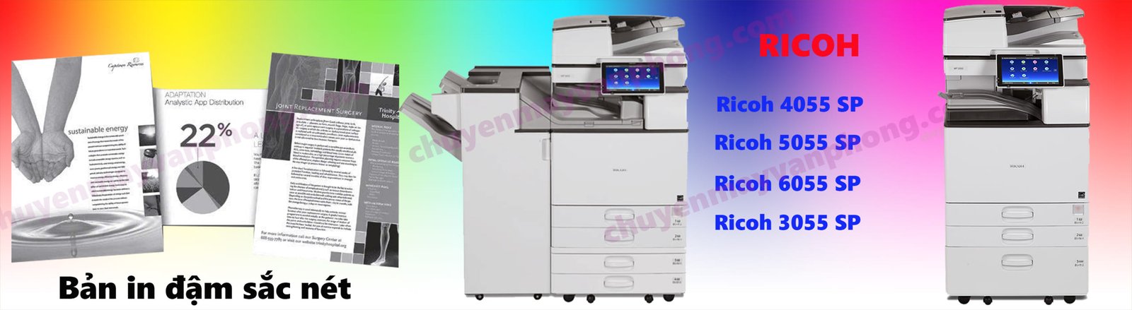 Máy photocopy LASER trắng đen Ricoh 6055SP ban in sac net scaled