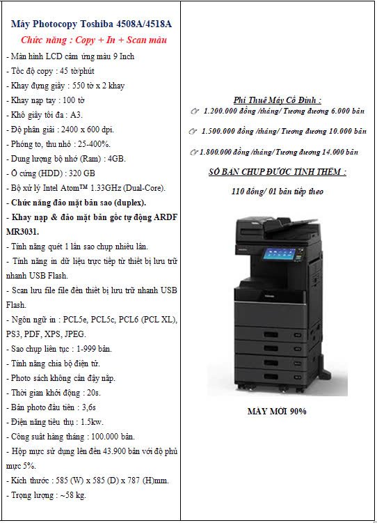 ♥️ THUÊ MÁY PHOTO QUẬN 12 ♥️ BAO GIA