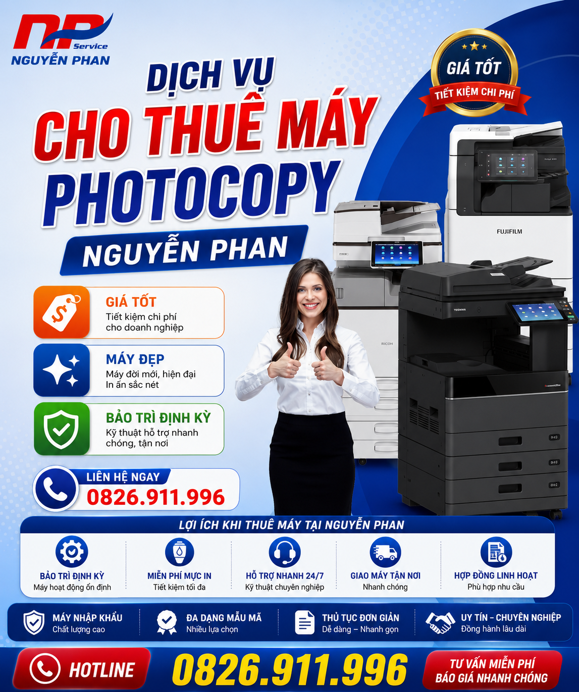 Bán máy photocopy Long Xuyên, An Giang