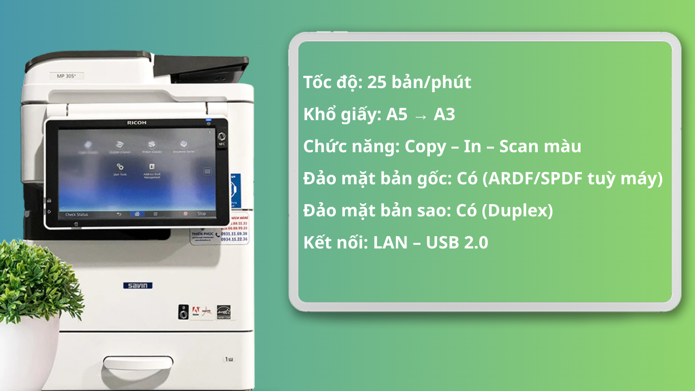 Ricoh MP 2555 – Máy Photocopy A3 Cho Văn Phòng