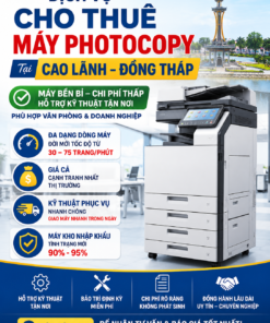 Cho Thuê Máy Photocopy Tại Cao Lãnh - Đồng Tháp