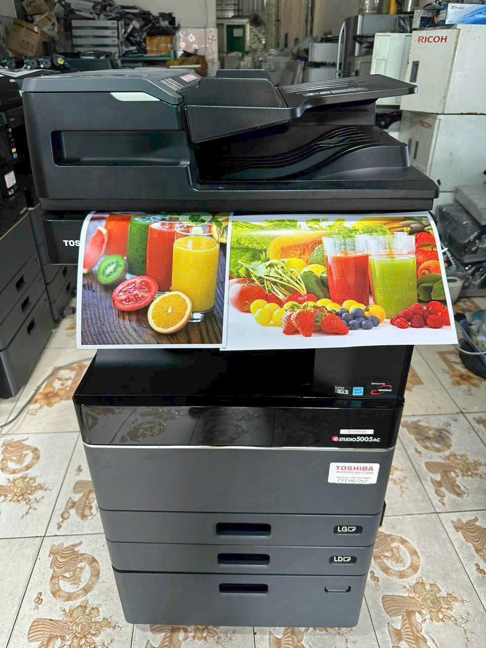 Thuê Máy Photo Màu Ở Tây Ninh Ricoh & Toshiba