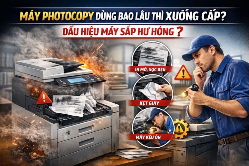 Dịch Vụ Nạp Mực Và Sửa Chữa Máy Photocopy Tại HCM