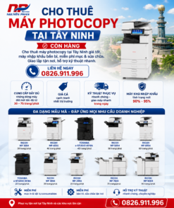 Cho thuê máy photocopy tại Tây Ninh