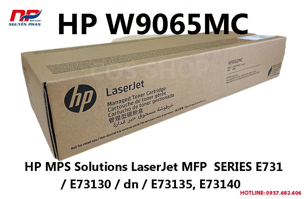 Hộp mực HP LaserJet E731 mã W9065MC Hộp mực HP LaserJet E731 mã W9065MC