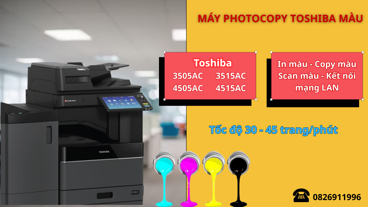 Máy Photocopy Toshiba e-Studio 3505AC Máy Photocopy Toshiba e-Studio 3505AC