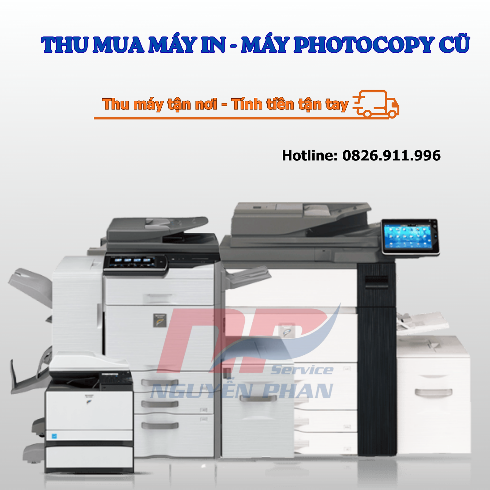 Thanh lý máy in tại Tiền Giang - Thu cũ đổi mới