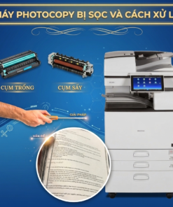 Cách Khắc Phục Máy Photocopy Ricoh 5055 In Bị Sọc Đen