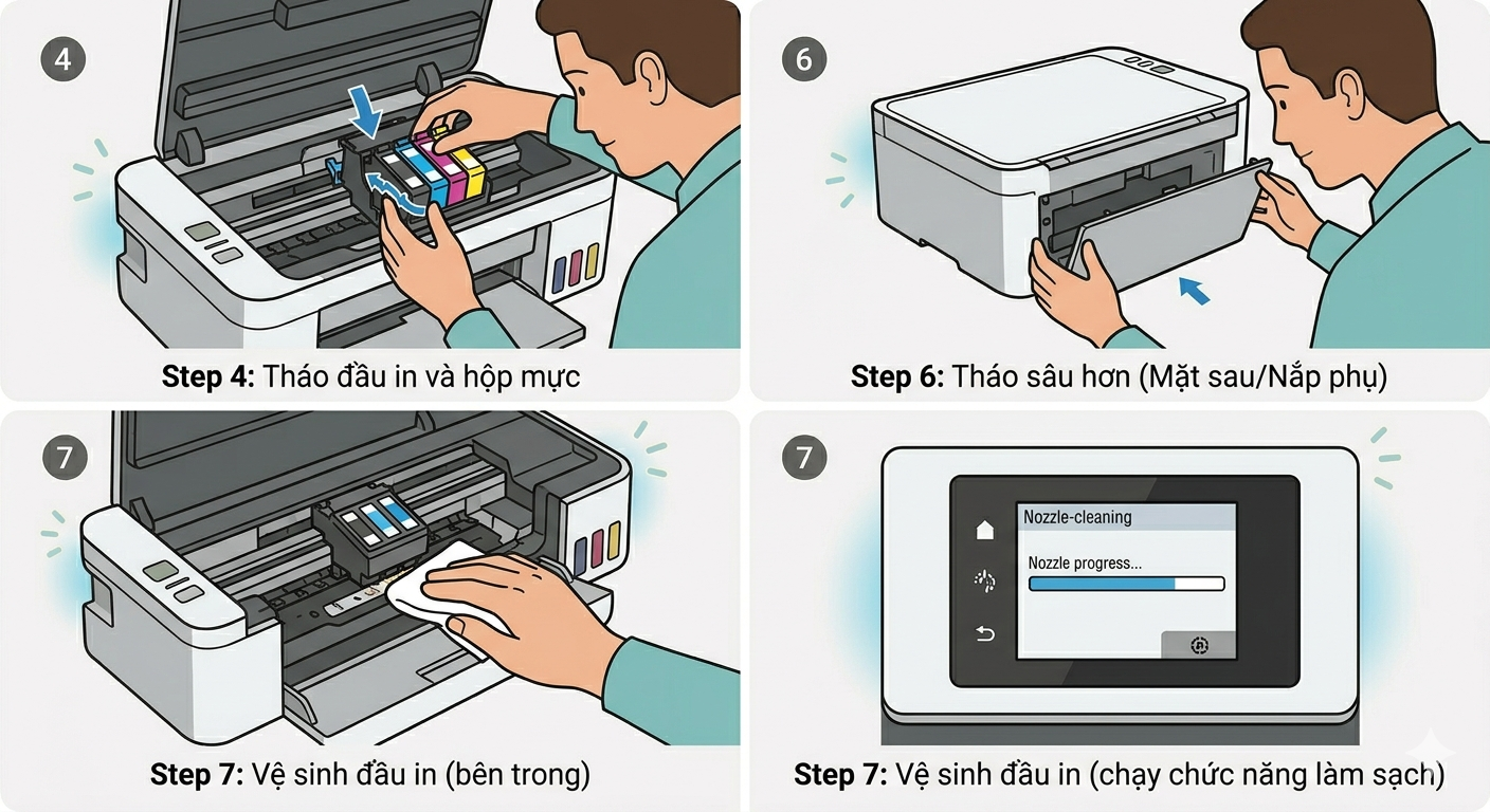 Máy in bị kẹt giấy và cách tự xử lý tại nhà