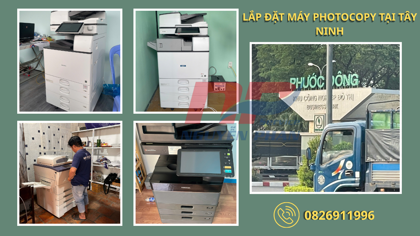 Cho Thuê Máy Photocopy Tại Tây Ninh Giá Rẻ - Lắp Đặt Tận Nơi
