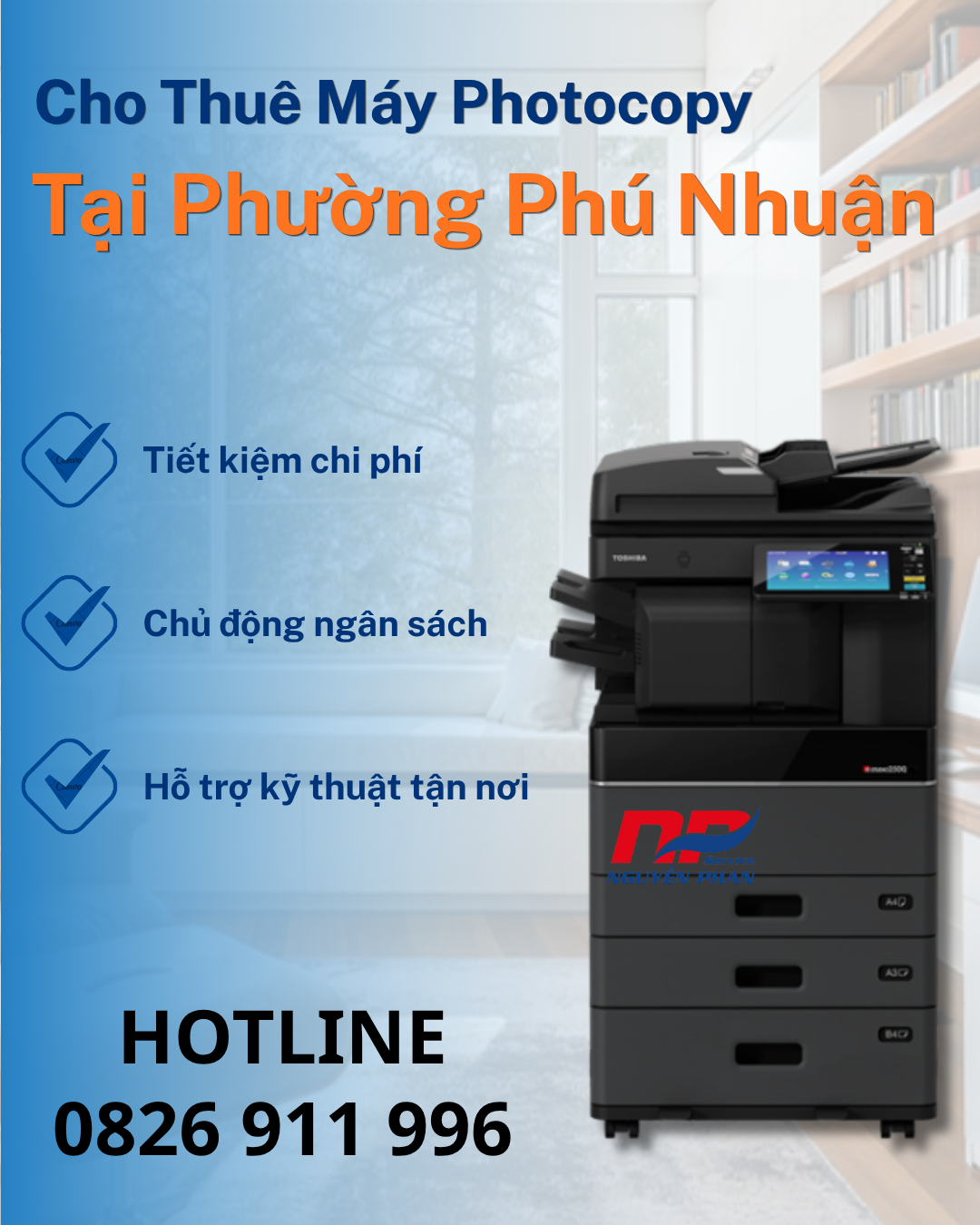 Thuê Máy Photocopy Uy Tín Tại Phường Phú Nhuận