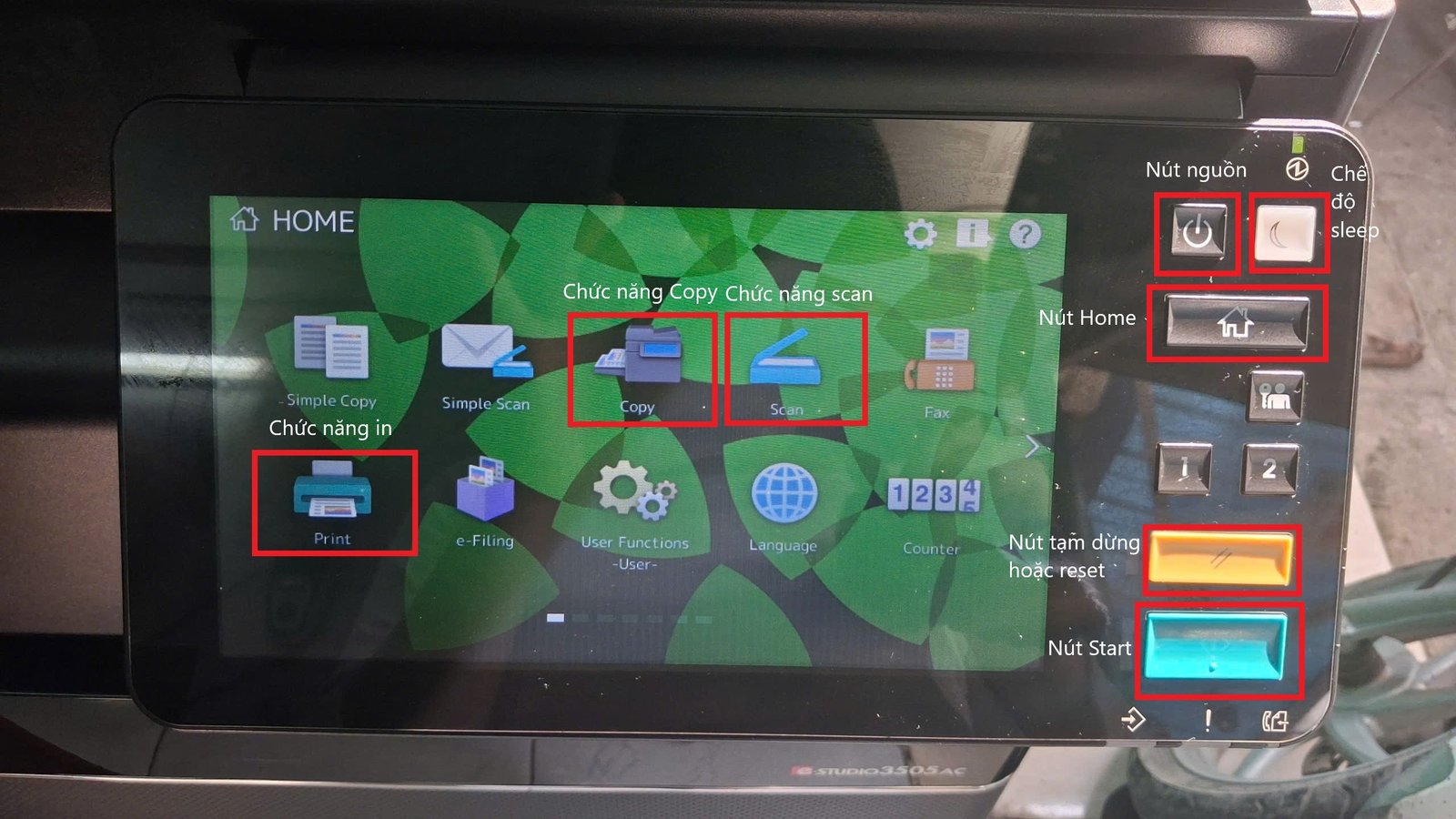 Hướng dẫn sử dụng Máy PHOTOCOPY Toshiba cơ bản cho người mới