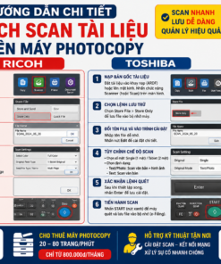 Cách Scan Tài Liệu Trên Máy Photocopy Ricoh, Toshiba