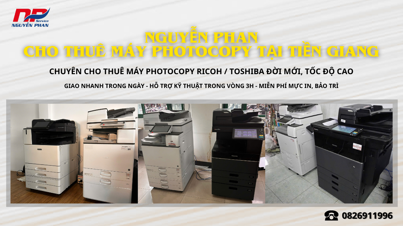 Cho Thuê Máy Photocopy Tại Cai Lậy Giá Rẻ [Năm 2026]