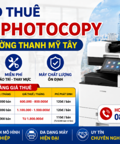 Cho Thuê Máy Photocopy Tại Phường Thạnh Mỹ Tây – Gói Tiết Kiệm, Phù Hợp Mọi Mô Hình Doanh Nghiệp