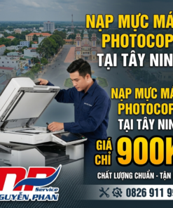 Nạp Mực Máy Photocopy Tại Tây Ninh | Mực Chất Lượng Cao