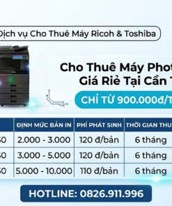 Thuê Máy Photocopy Giá Rẻ Tại Cần Thơ Chỉ Từ 900.000đ Tháng
