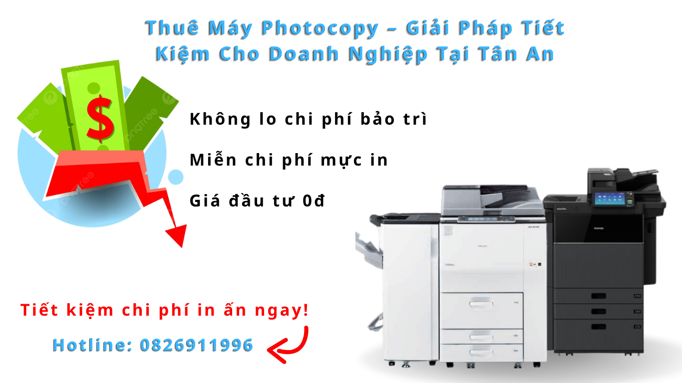 Cho Thuê Máy Photocopy Tại Phường Tân An, Tây Ninh (Long An Cũ)
