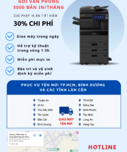 Cho Thuê Máy Photocopy Gói Văn Phòng 5.000 Bản/Tháng
