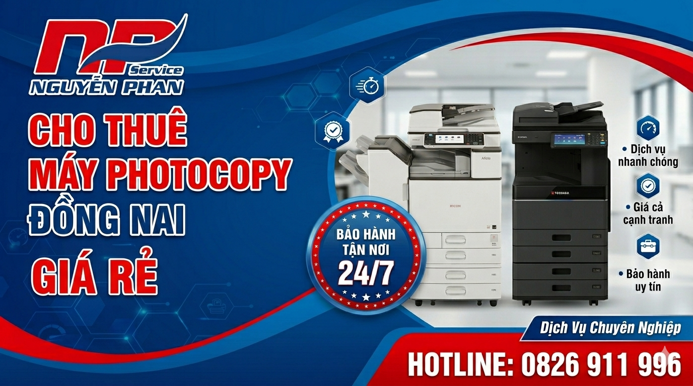 CHO THUÊ MÁY PHOTOCOPY TẠI ĐỒNG NAI