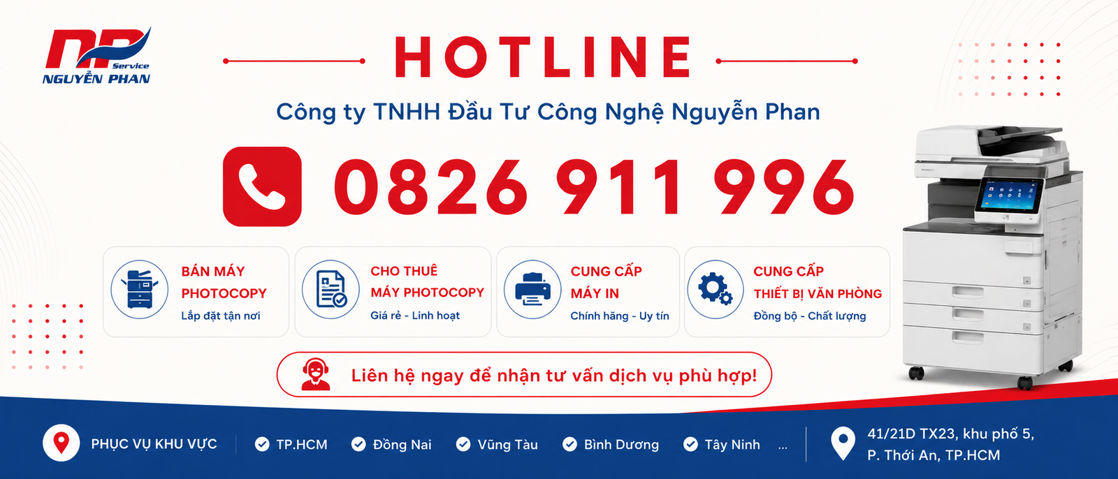 Cho Thuê Máy Photocopy Đồng Nai Giá Rẻ