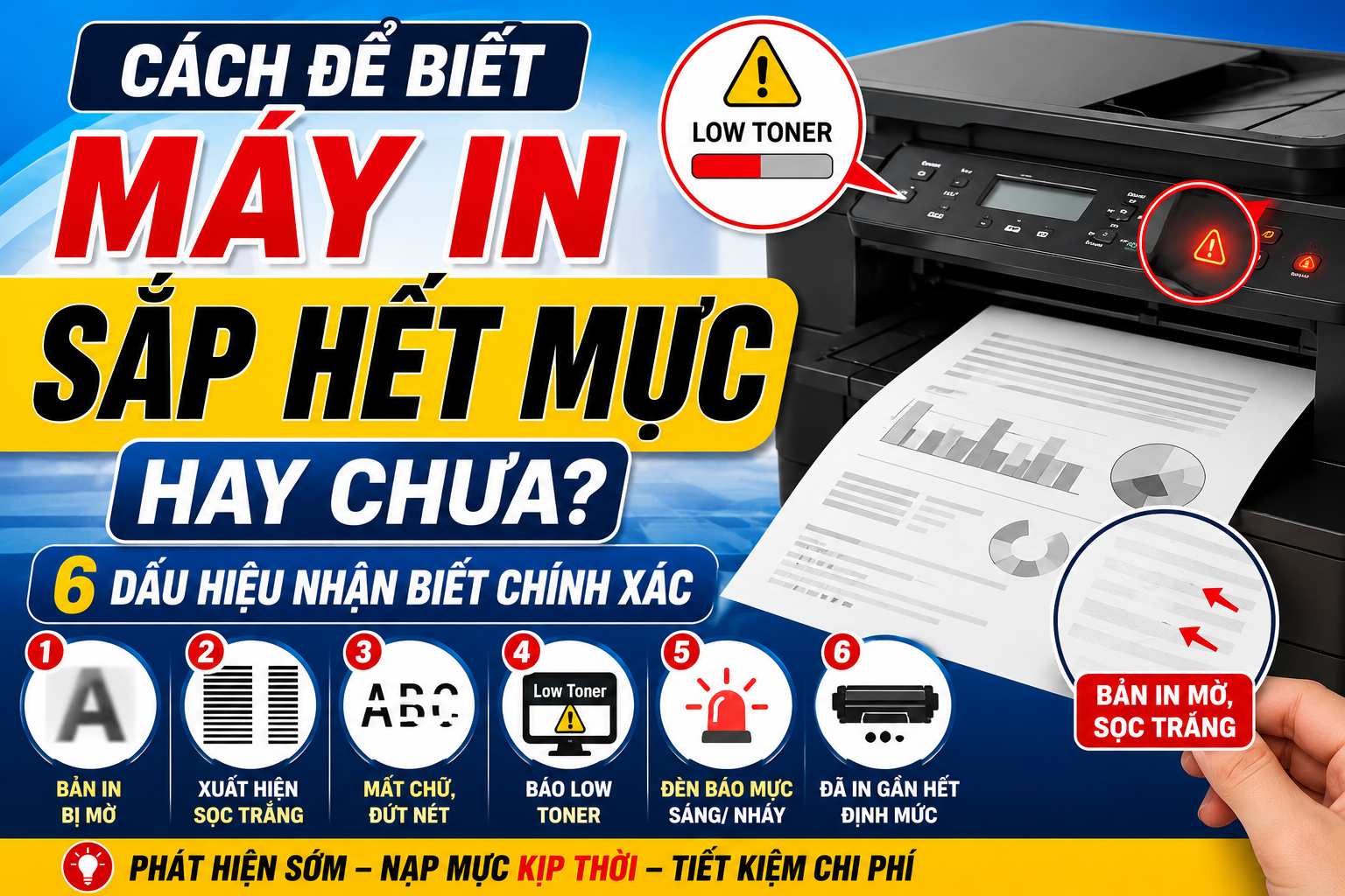 Cách Để Biết Máy In Sắp Hết Mực Hay Chưa