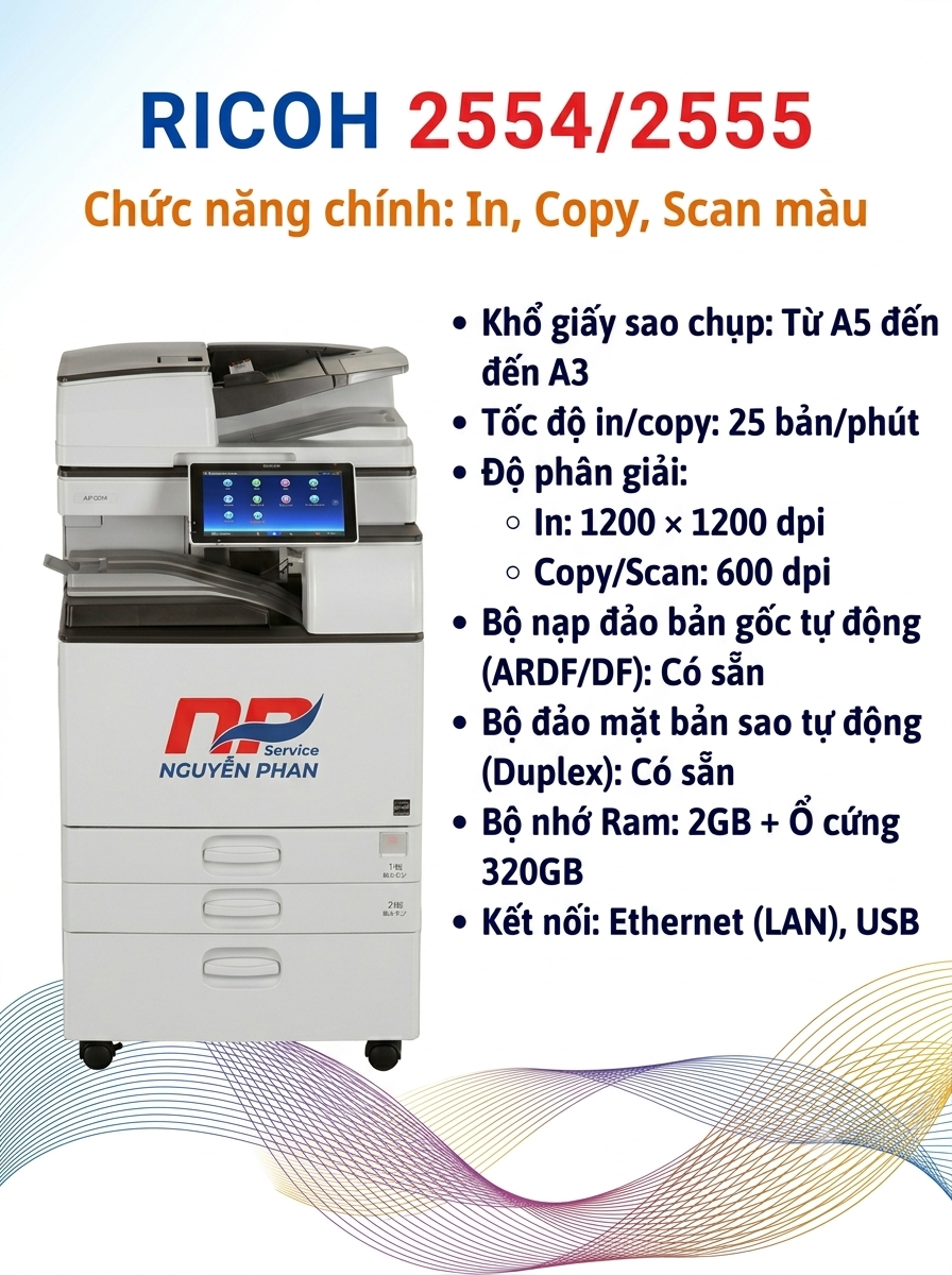 Cho Thuê Máy Photocopy Gói Văn Phòng 5.000 Bản/Tháng - Nguyễn Phan