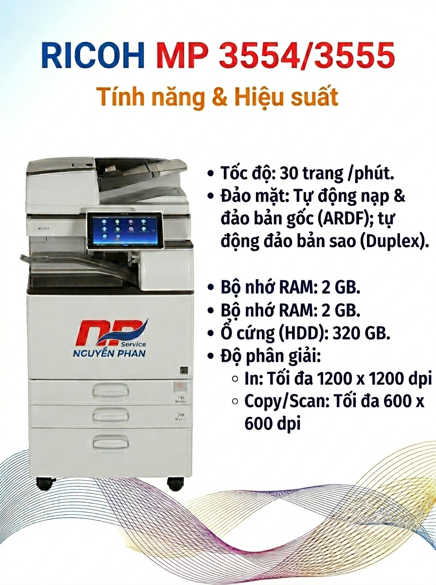 Cho Thuê Máy Photocopy Gói Văn Phòng 5.000 Bản/Tháng - Nguyễn Phan