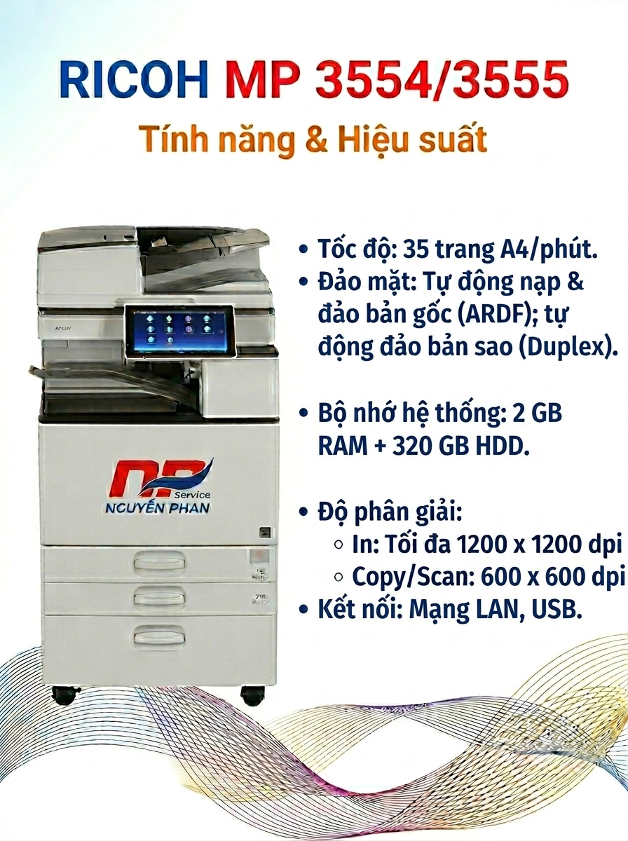 Cho Thuê Máy Photocopy Gói Văn Phòng 5.000 Bản/Tháng - Nguyễn Phan