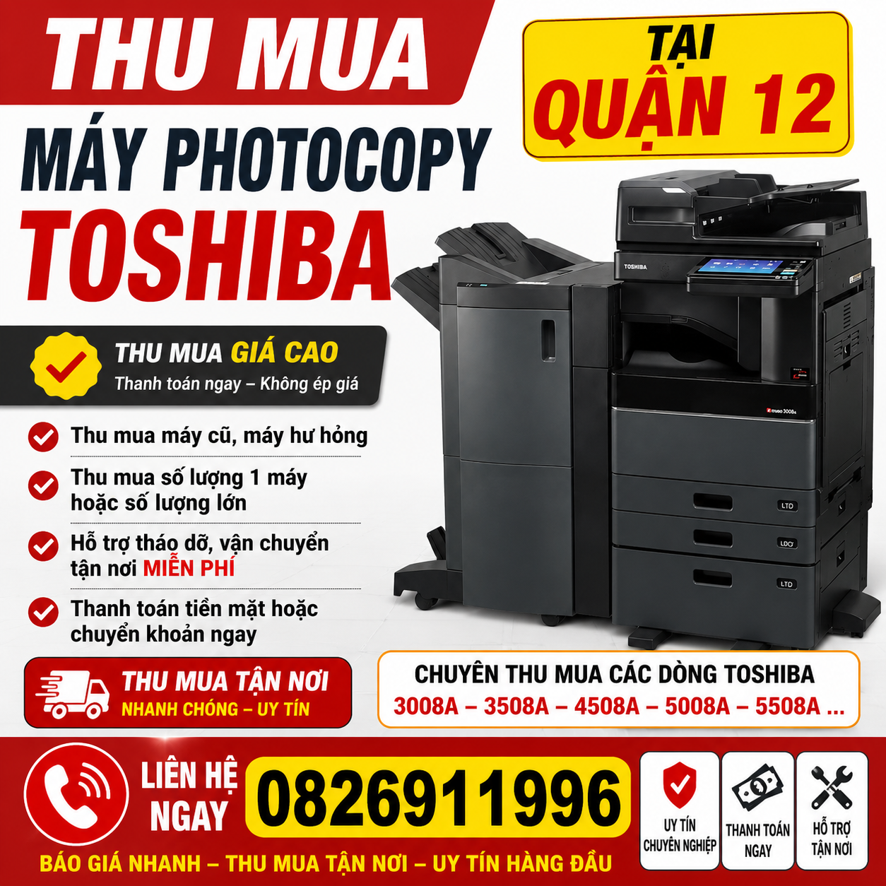 Thu Mua Máy Photocopy Toshiba Quận 12