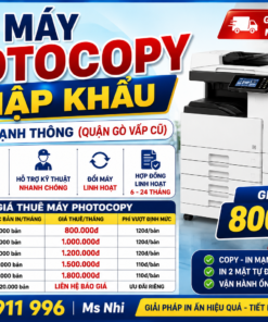Thuê Máy Photocopy Nhập Khẩu Phường Hạnh Thông