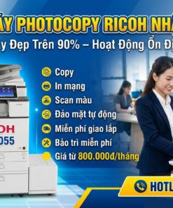 Thuê Máy Photocopy Ricoh Nhập Khẩu, Đẹp Mới 90%