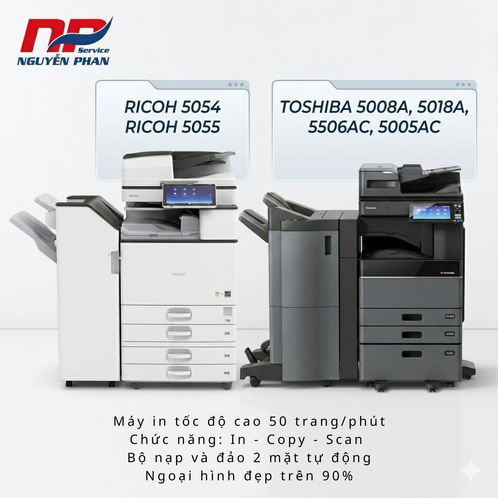 Thuê Máy Photocopy Tốc Độ 50 Trang/Phút Tại Đồng Nai - Thuê Máy Đẹp, Giá Tiết Kiệm Thue May Photocopy Toc Do 50 TrangPhut Tai Dong Nai