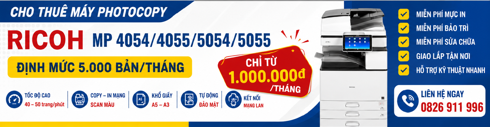Cho Thuê Máy In Văn Phòng Trọn Gói A-Z | Máy In A3, In Qua Mạng Giá Rẻ