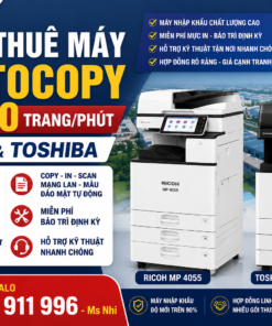 thuê máy photocopy tốc độ 40 trang/phút