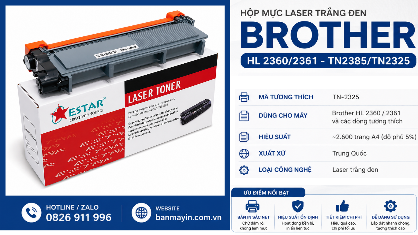 Hộp mực máy in Brother 2321D (Brother HL 23602361)