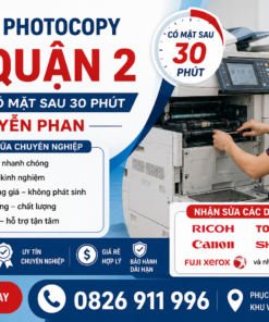 Sửa Máy Photocopy Tại Quận 2 Uy Tín