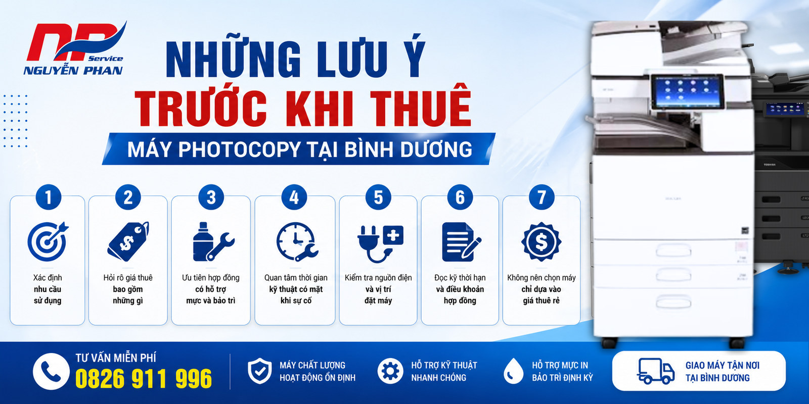 Những Lưu Ý Trước Khi Thuê Máy Photocopy Tại Bình Dương