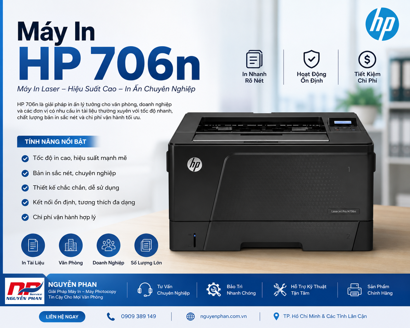 May in Hp M706n