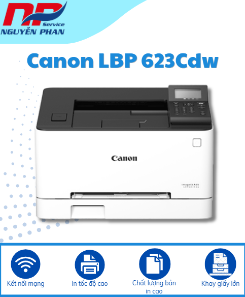 Máy in màu laser Canon LBP 623Cdw (In hai mặt | WIFI) Máy in màu laser Canon LBP 623Cdw (In hai mặt | WIFI)