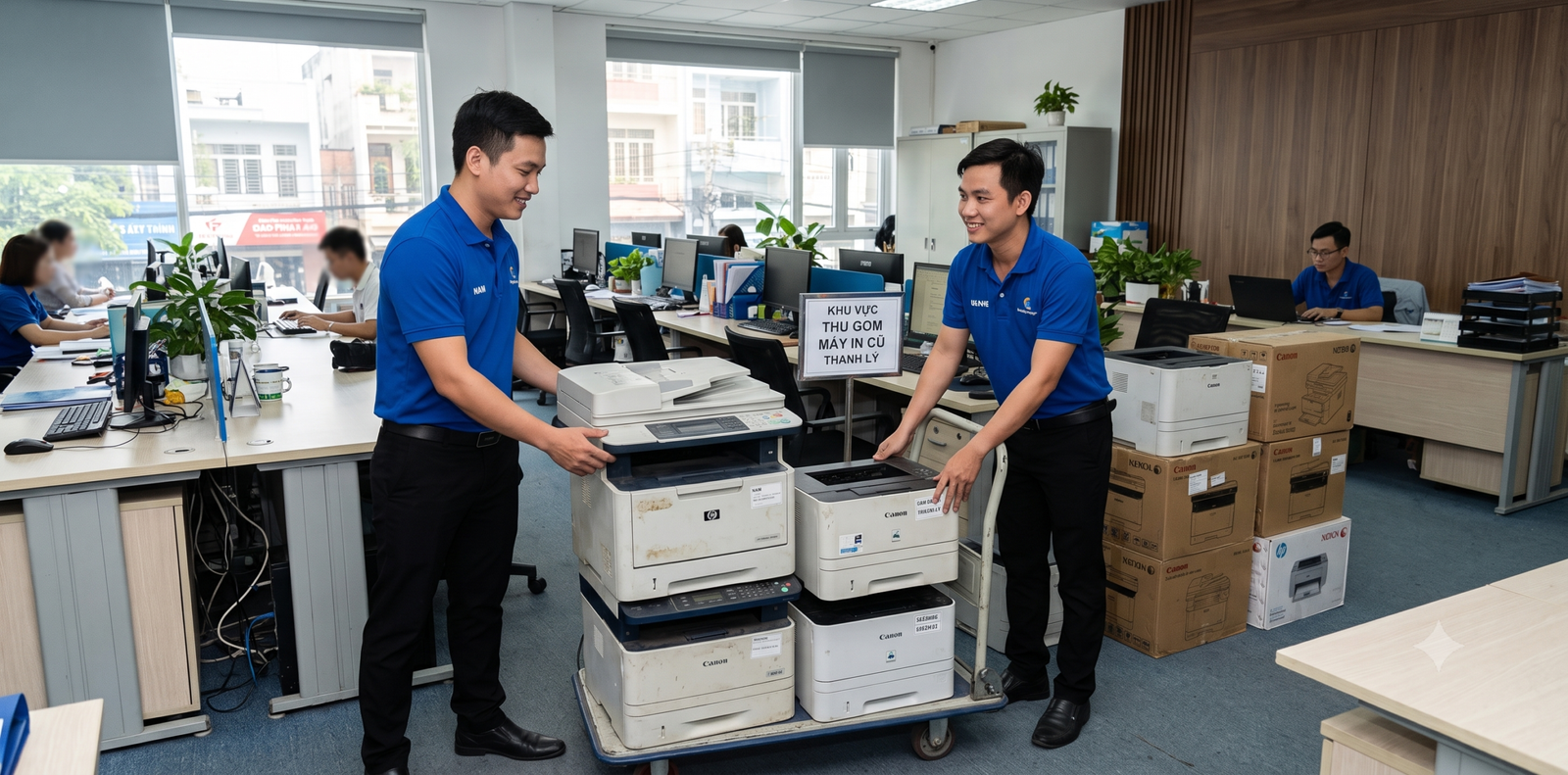 Thu Mua, Thanh Lý Máy In Tại Các Văn Phòng, Cơ Quan Quận 12 TP.HCM
