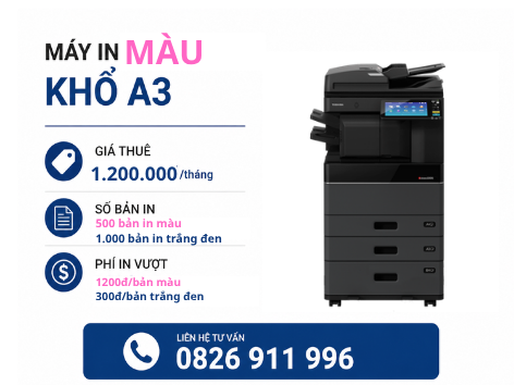 Cho thuê máy in tại Quận 12 giá rẻ