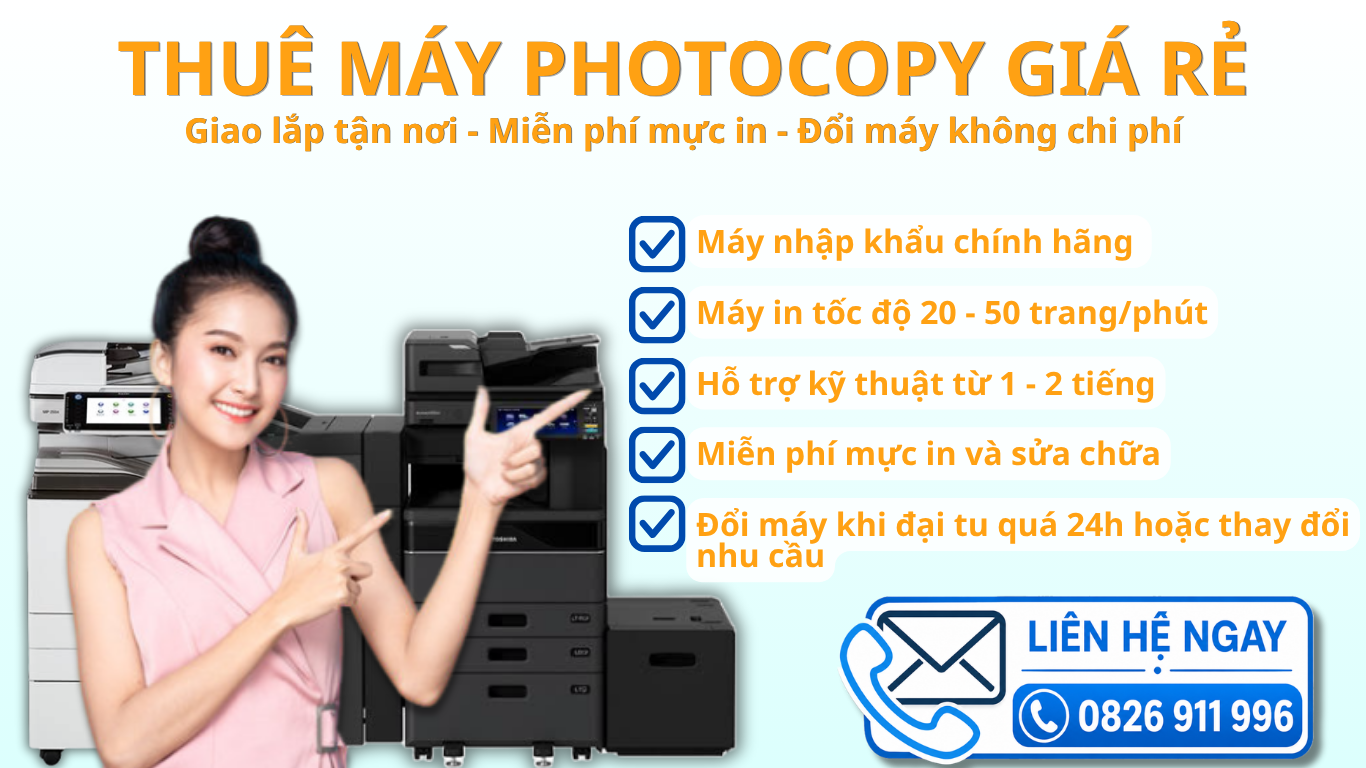 Cho thuê máy photocopy tại Gò Vấp - TP.HCM THUE MAY PHOTOCOPY GIA RE NGUYEN PHAN
