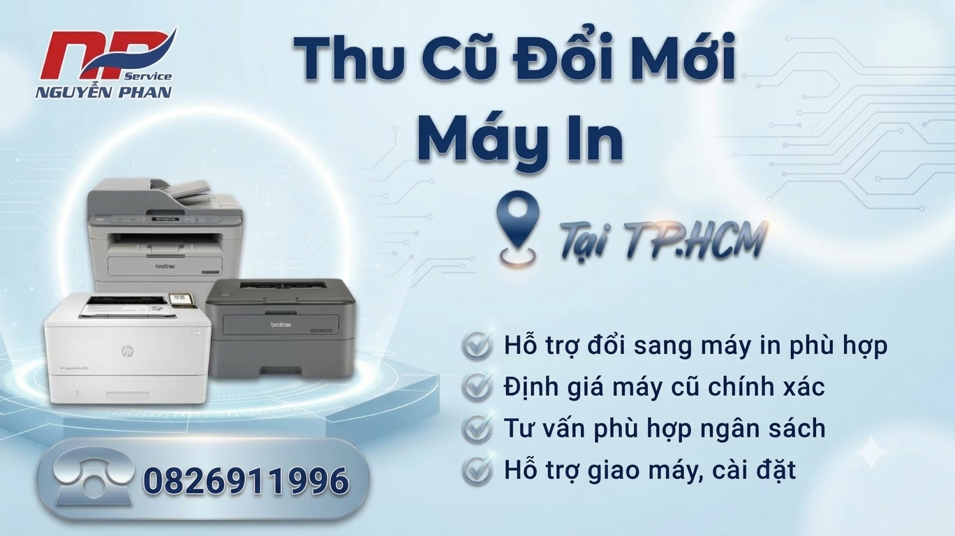 Thu cũ đổi mới máy in tại TP.HCM