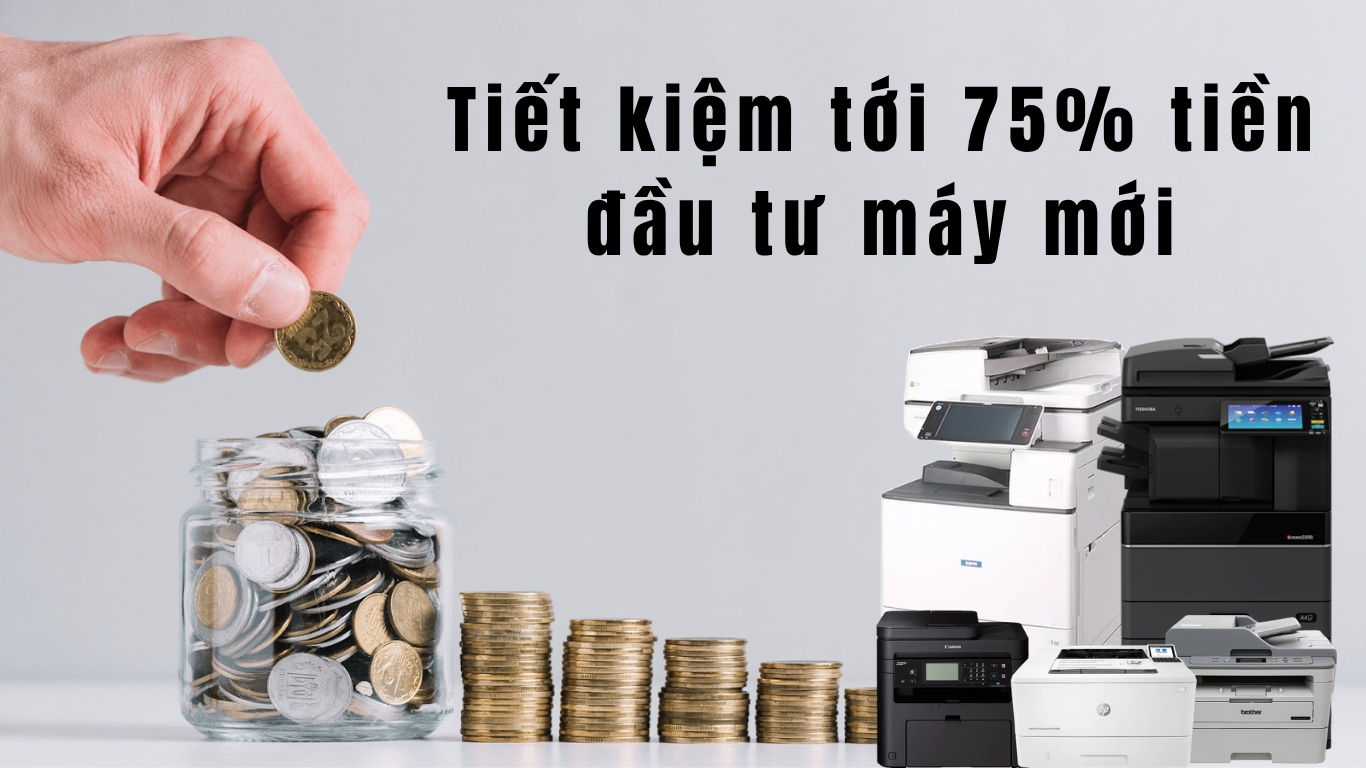 Máy in cũ Canon MF3010 Tiet kiem toi 75 tien dau tu may moi