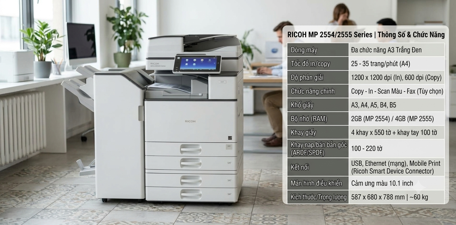 Thuê Máy Photocopy Tại Đồng Nai - Máy Bãi Siêu Xịn, Đẹp Như Mới